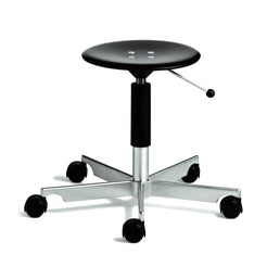 Kevi Stool 2532 Black-Aluminium Frame - view 1