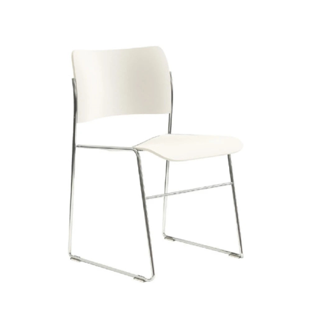 40/4 Side Chair Coconut PP Chrome - view 1