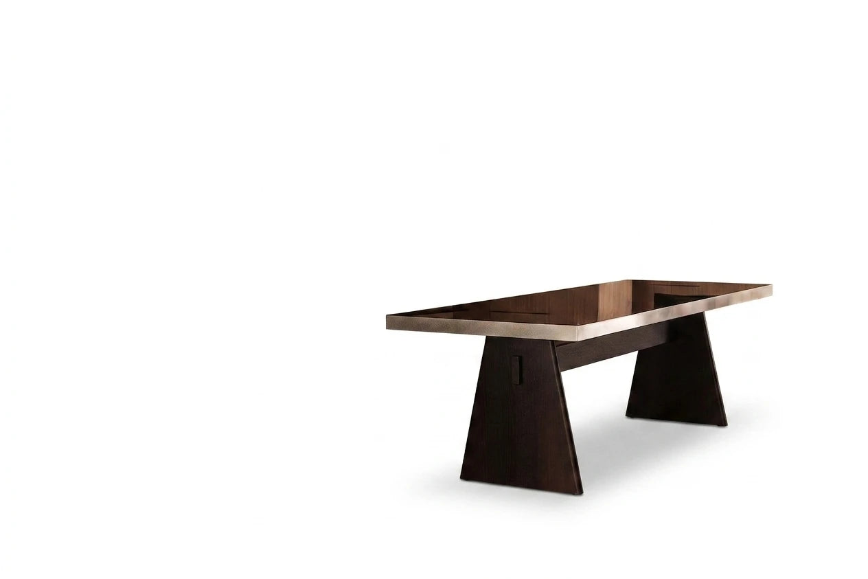 Steel Top Dining Table - view 1