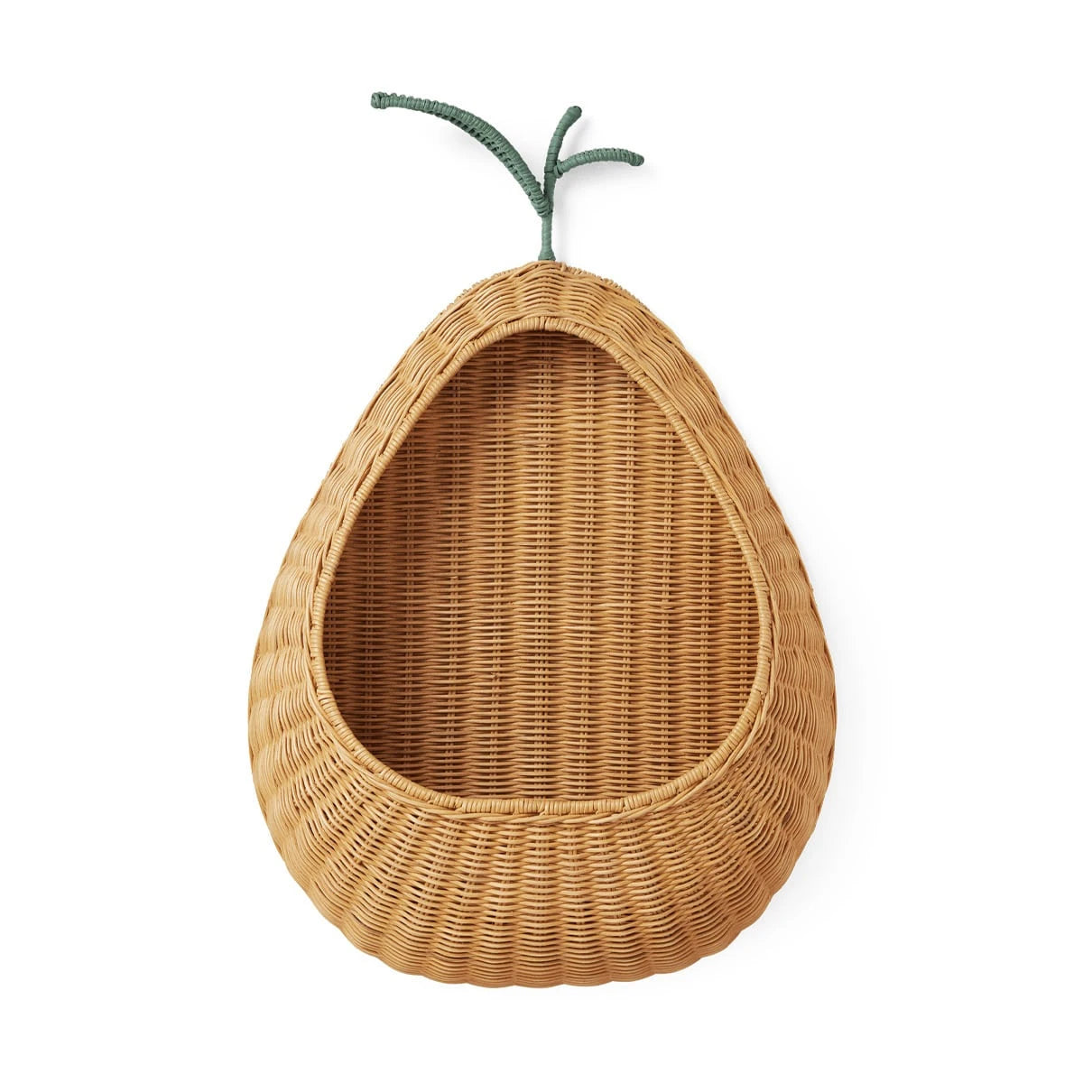 Pear Braided Wall Pocket - Natural - view 1