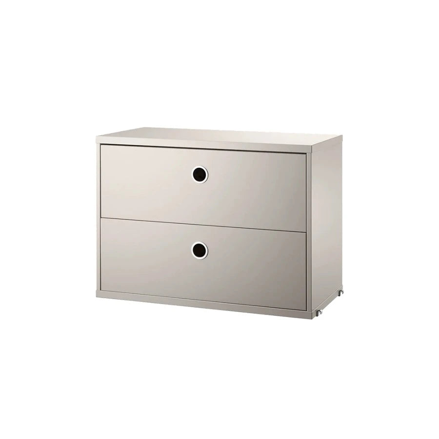 String System Cabinet Drawers 58 Beige - view 1