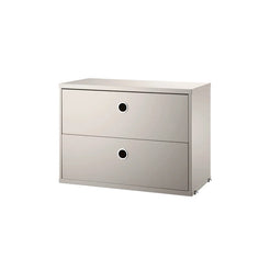 String System Cabinet Drawers 58 Beige - view 1