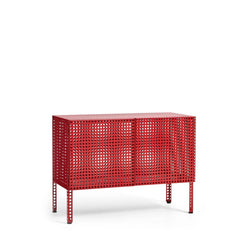 Perforated Cabinet Floor Small Wine Red - view 1
