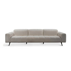 Scacco Low Linen 4-Seater Sofa - view 1