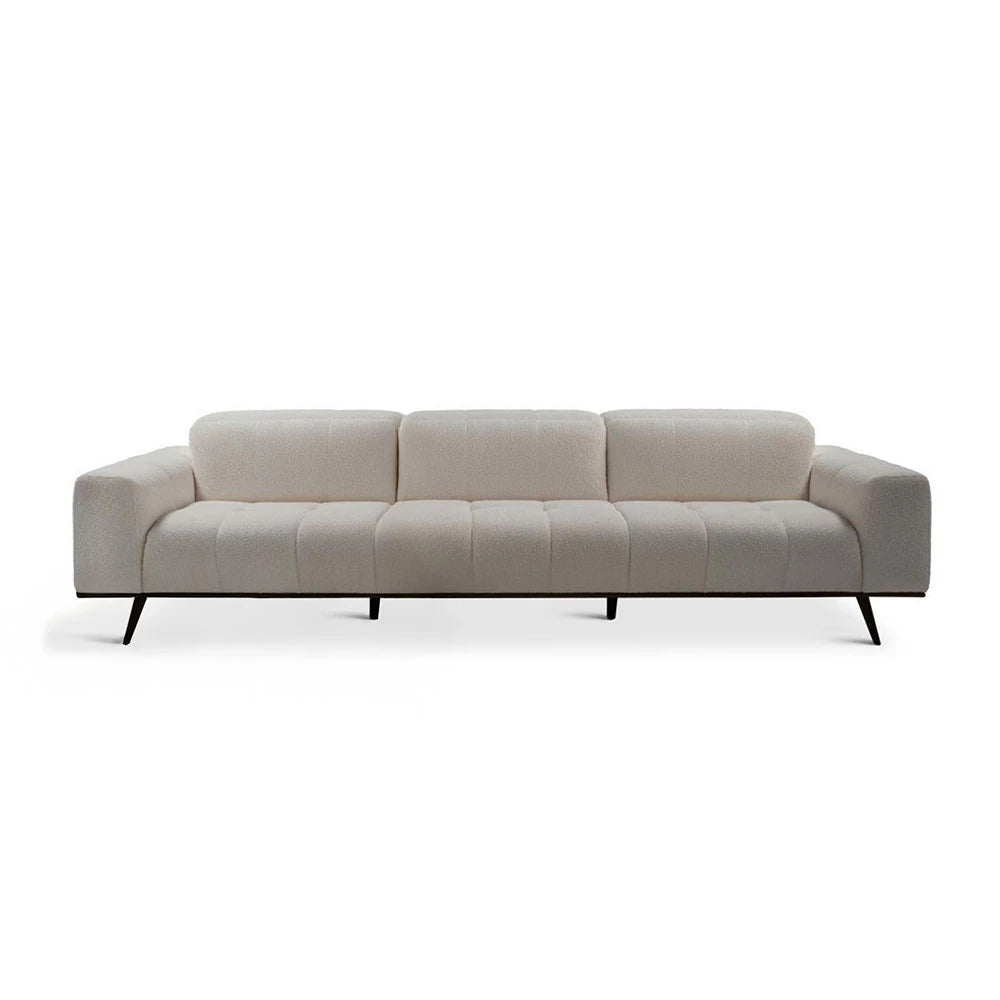 Scacco Low Linen 4-Seater Sofa - view 1