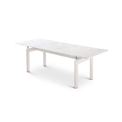 LC6 Carrara Marble, Ivory Base - 6 Table Tube D'Avion - view 1