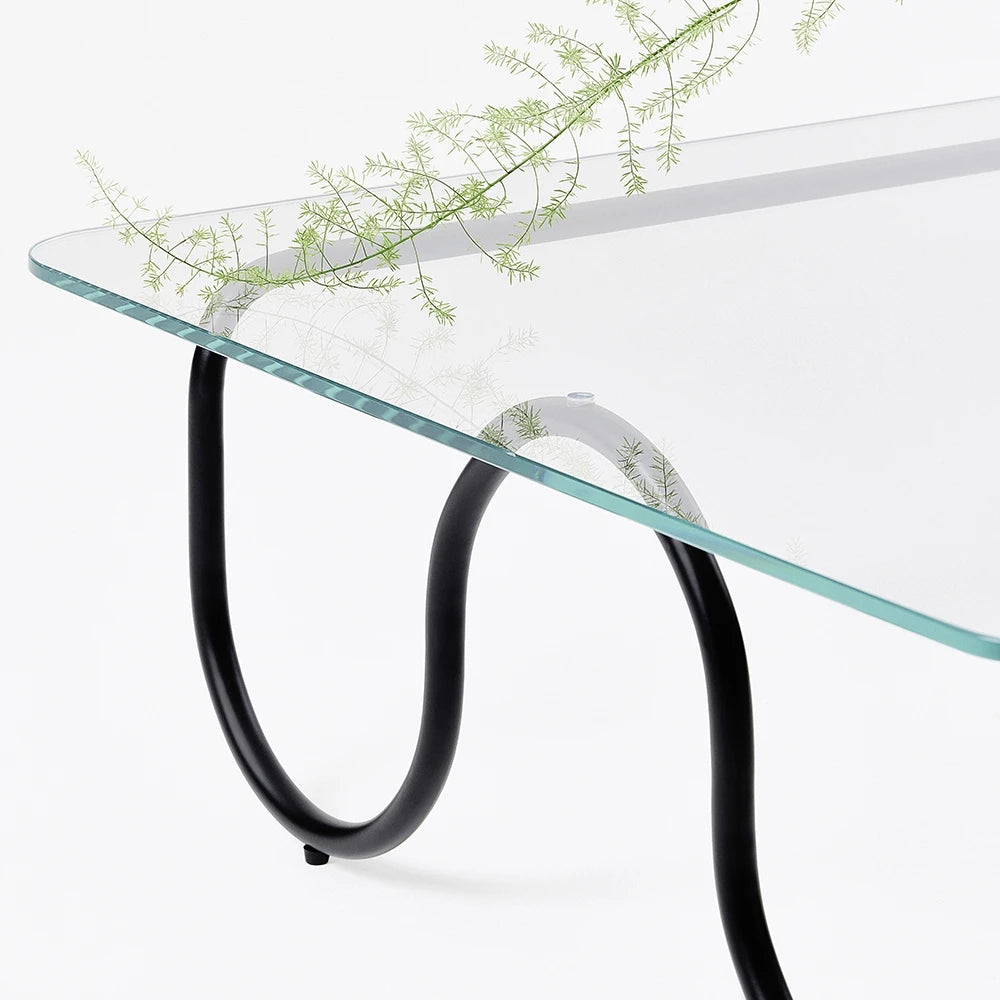 Black F-Wave Coffee Table - view 1