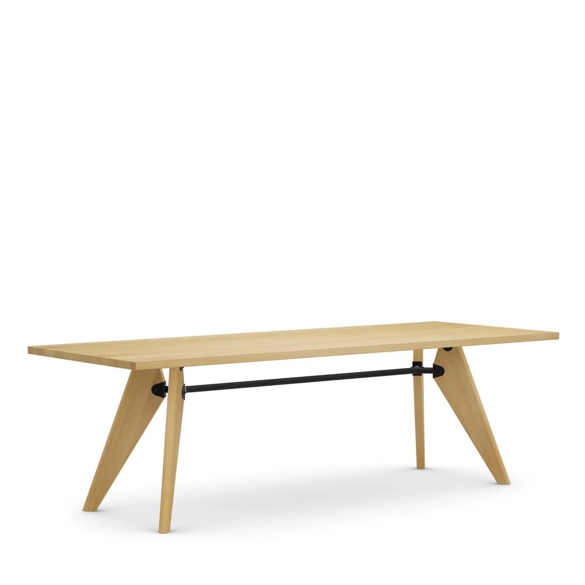 Table SAM Bois 240 x 90 Solid Natural Oak Oiled - view 1