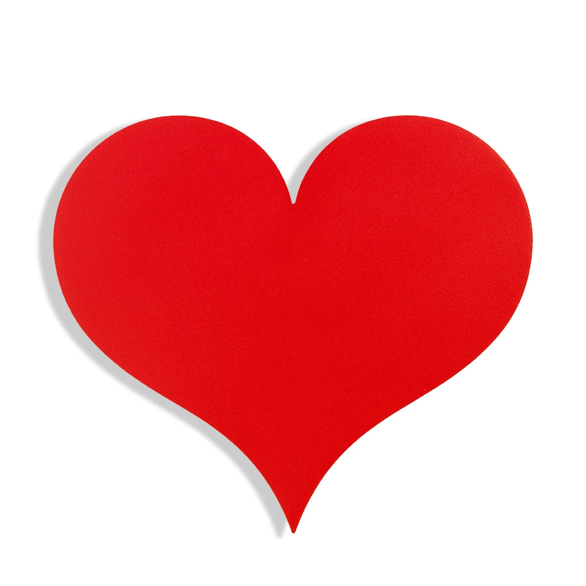 Metal Wall Relief Little Heart Red - view 1