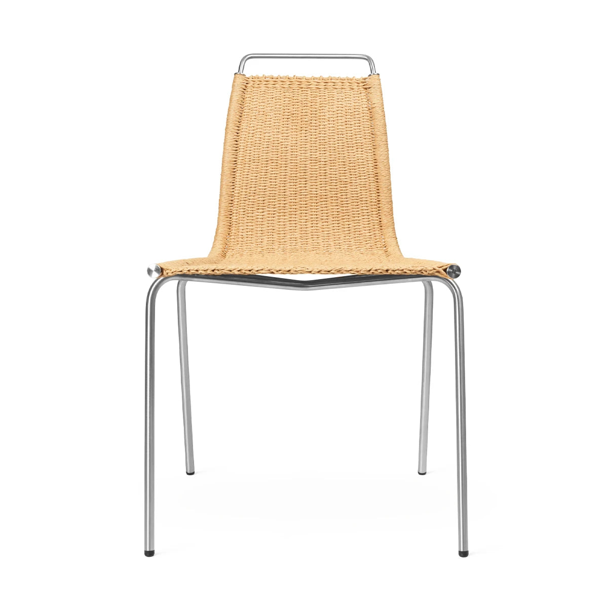 PK1 chair stainless steel natural paper cord - view 1