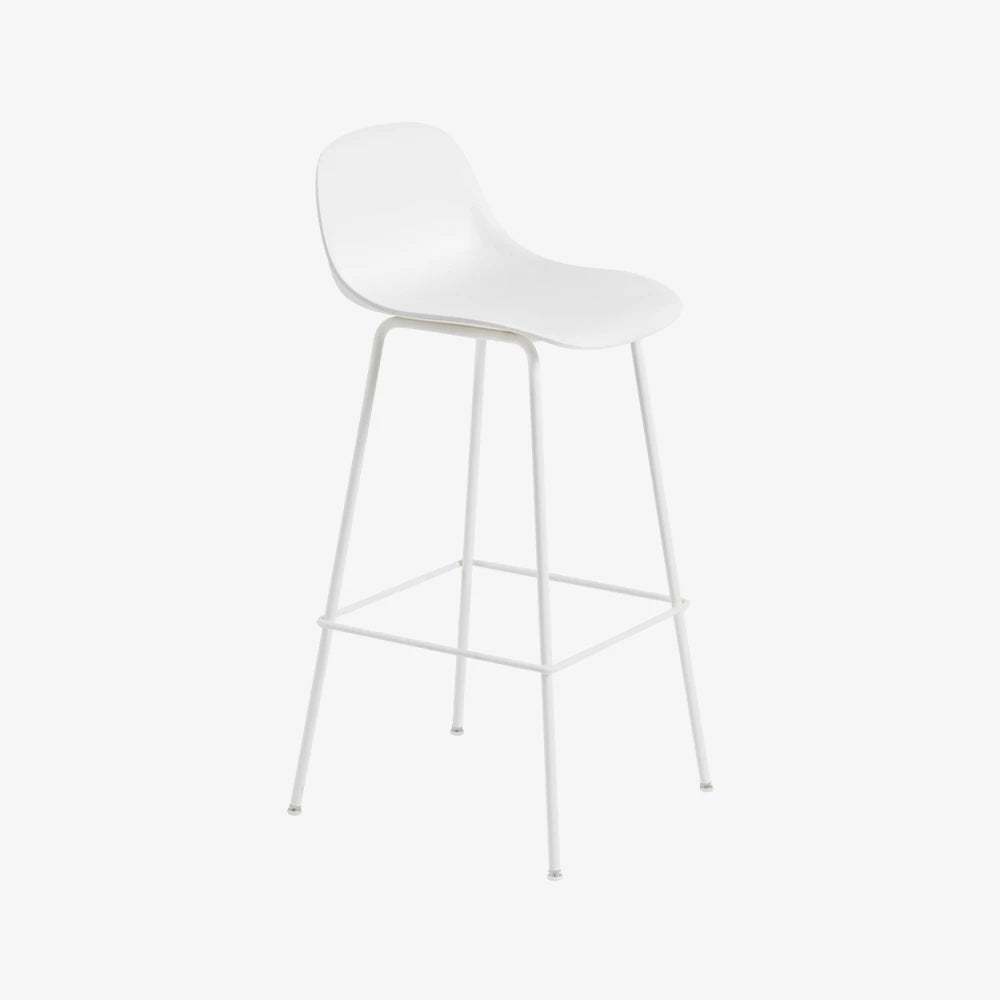 Fiber Bar Stool with Backrest - view 1