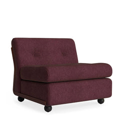 Amanta Sofa Burgundy Red Shell-Metaphor 043 - view 1