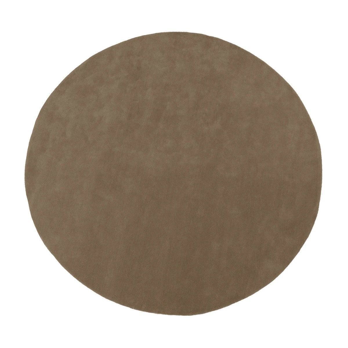 stille tufted rug Ø 240 ash brown - view 1