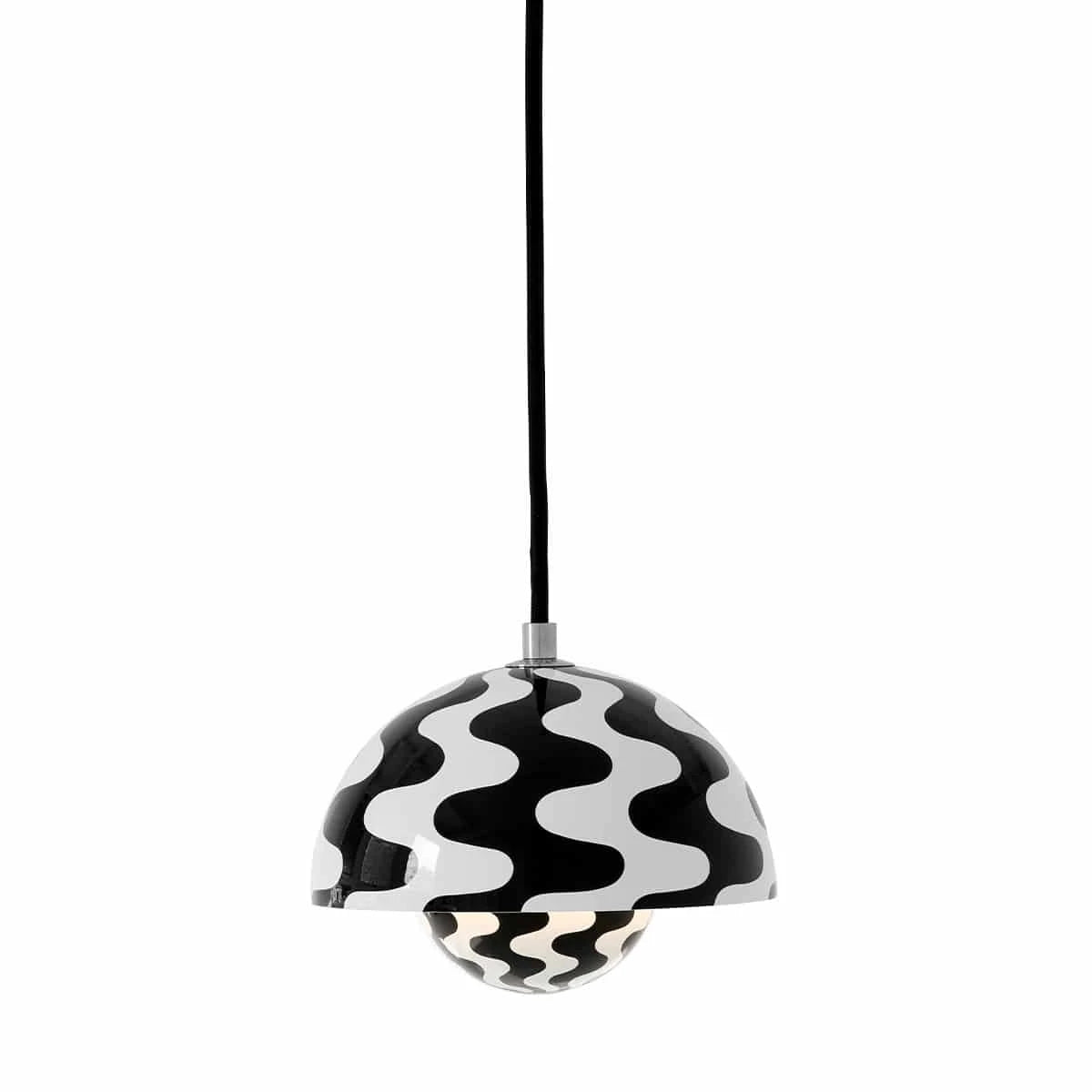 Flowerpot VP10 Black-White Pattern - view 1