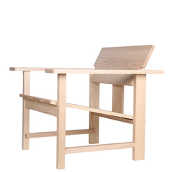 Nille Lounge Ash Solid Wood Lounge Chair - view 1