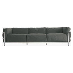 LC3 3 Seater Grade Y Anthracite Goose Foam - view 1