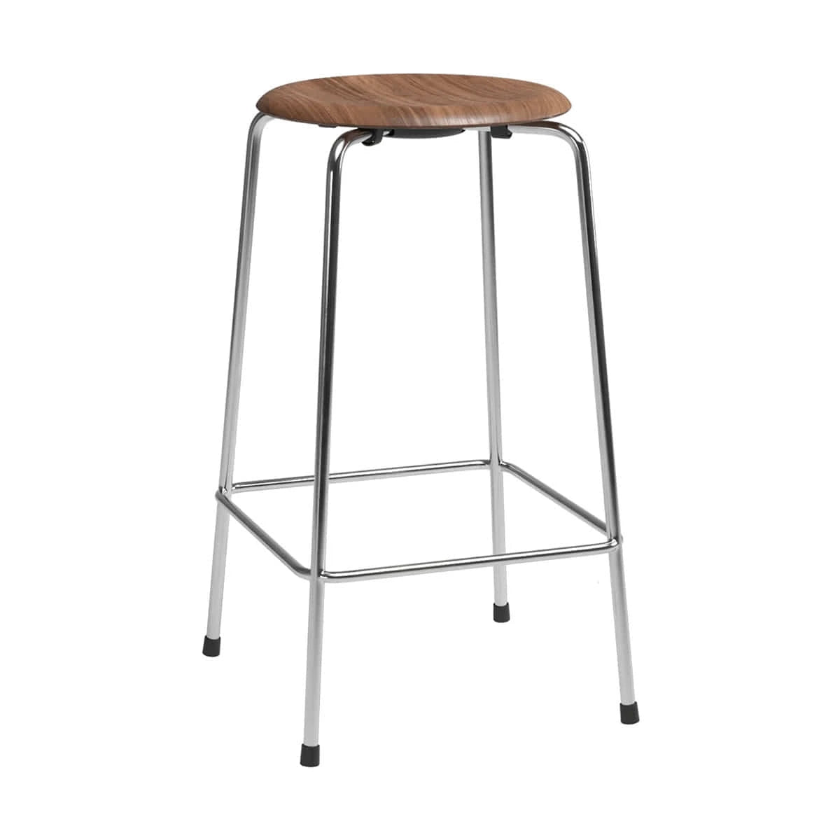 High Dot™ Counter Stool Veneer Walnut 4leg - view 1