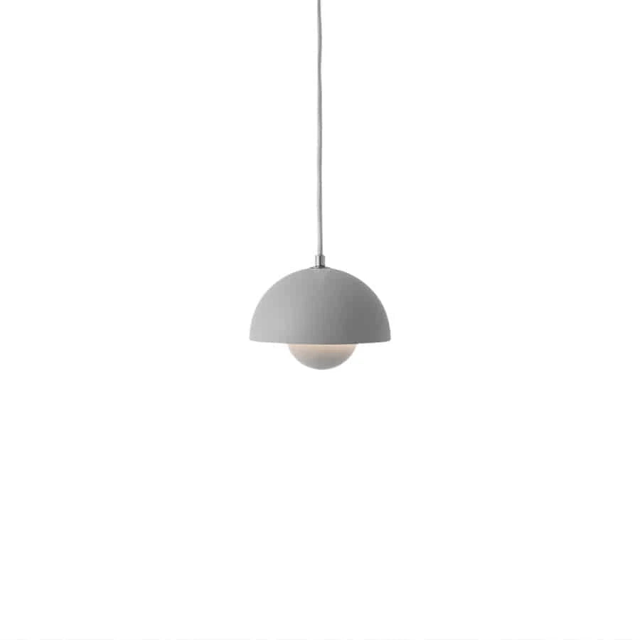 Flowerpot Pendant VP10 Matt Light Grey - view 1