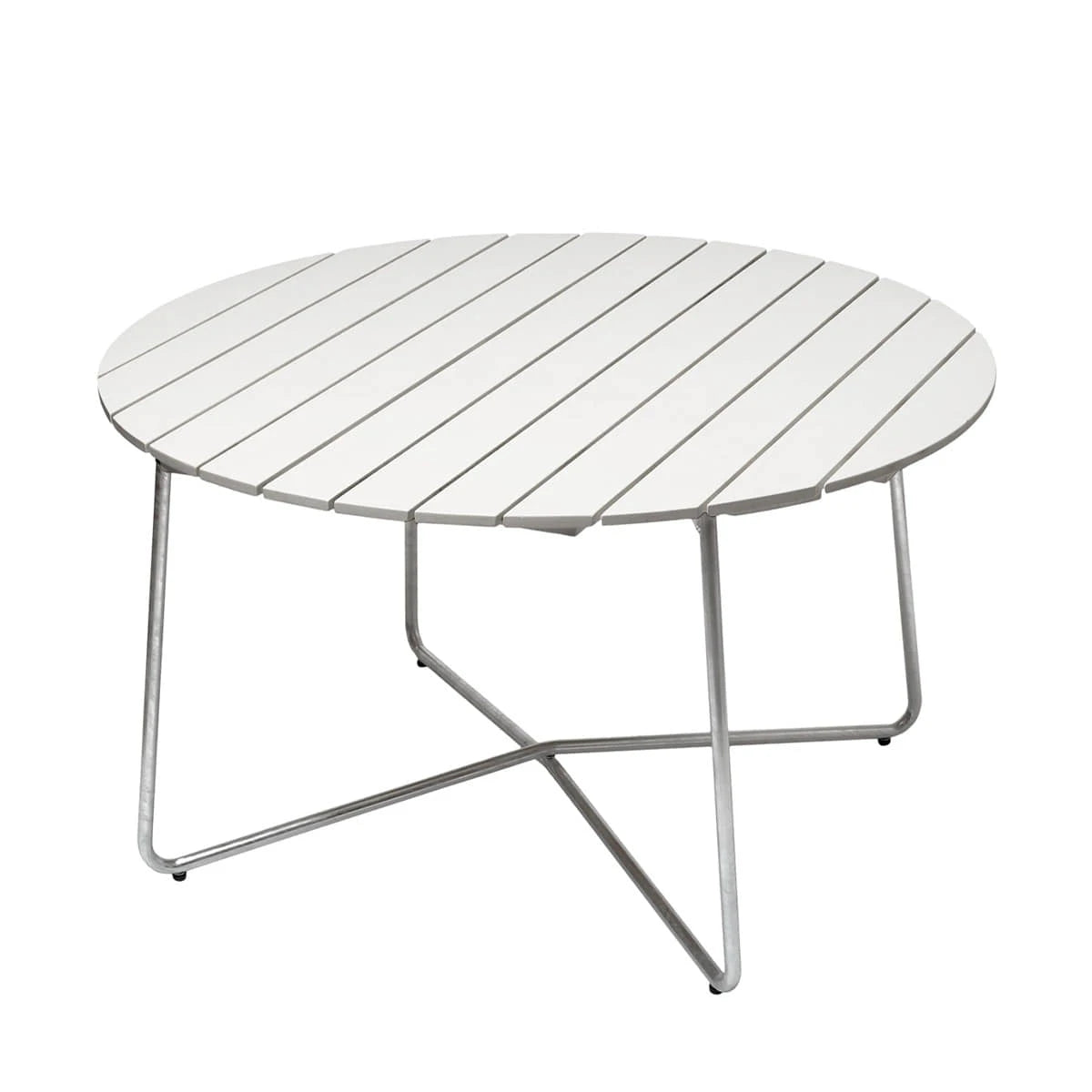 Table 9A 120 White lacquered oak - view 1