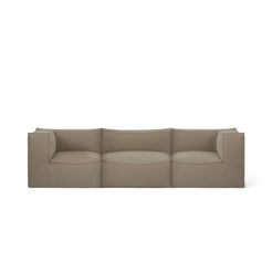 Catena Bouclé Sand Sofa - view 1
