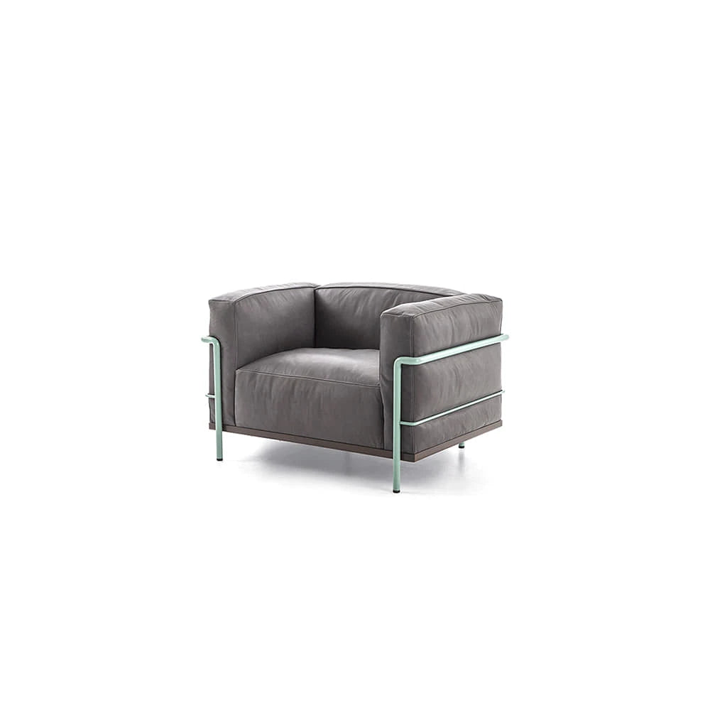 3 Grand Confort, Large Model Armchair (Muschio, Feather) - view 1
