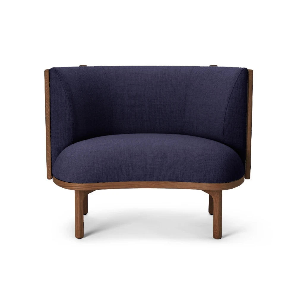 RF1904 Walnut Oil Purple Green Lounge Chair - view 1