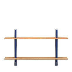 Rayonnage Mural Prouvé Bleu Marcoule-Solid Oak - view 1