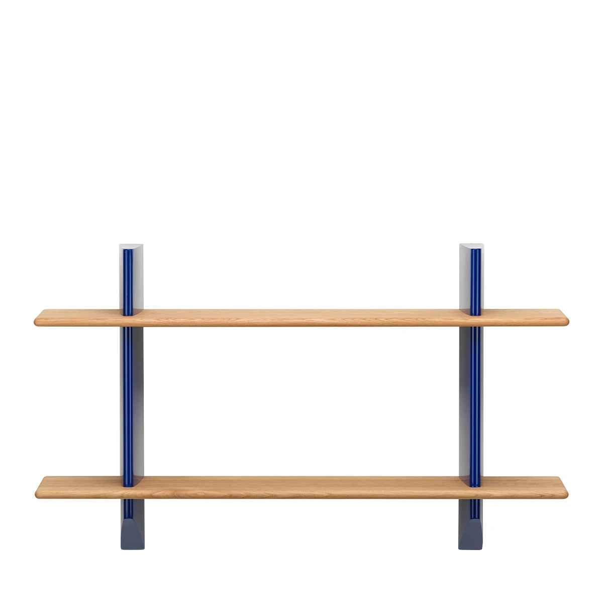 Rayonnage Mural Prouvé Bleu Marcoule-Solid Oak - view 1