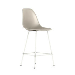 Eames Molded Plastic White Stool - view 1