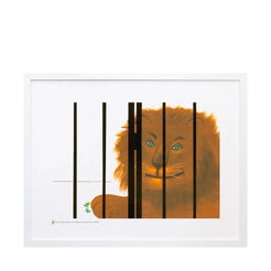 Art print - Lion (Zoo) by Bruno Munari - view 1