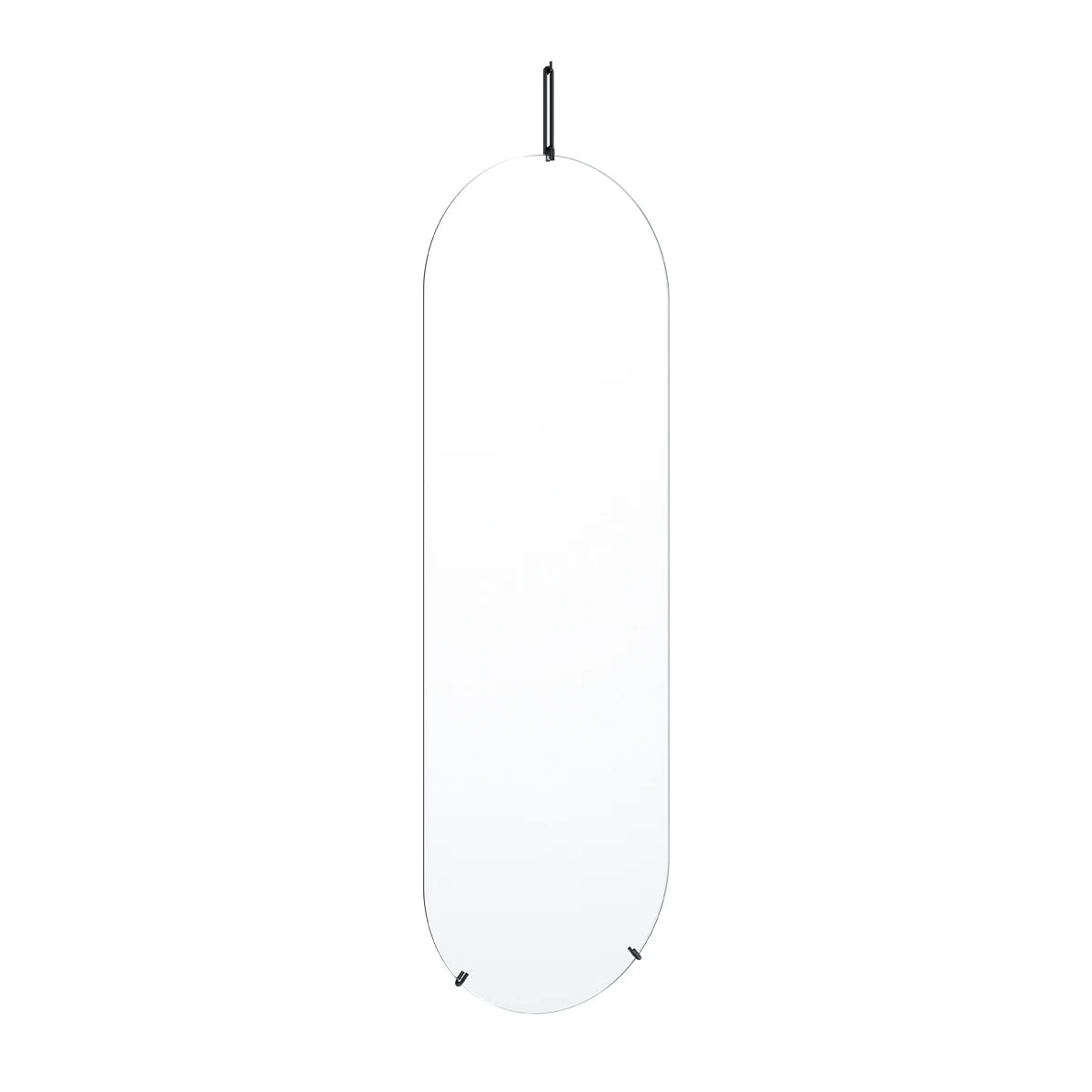 Wall Mirror Tall 133 CM Black - view 1