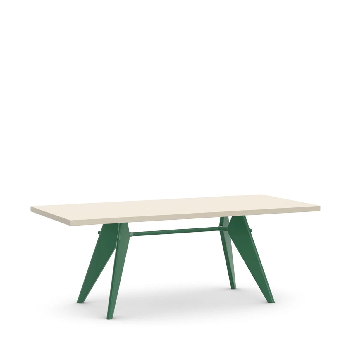 EM Table 200 x 90 Ivory - Prouvé Blé Vert - view 1