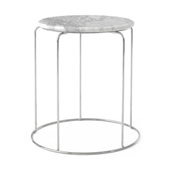 Tabletop Wire Stool VP11 Marble Top Bianco - view 1