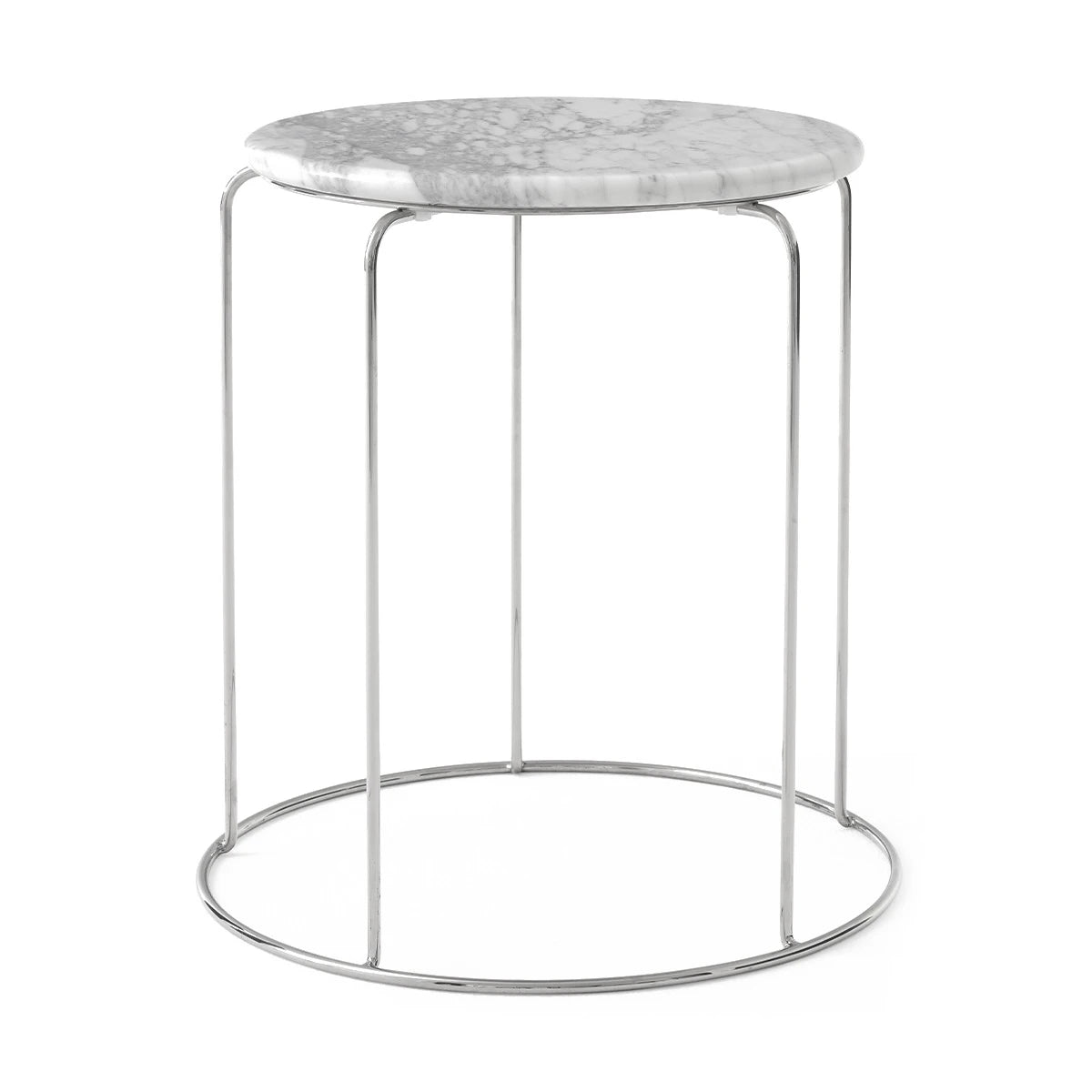 Tabletop Wire Stool VP11 Marble Top Bianco - view 1