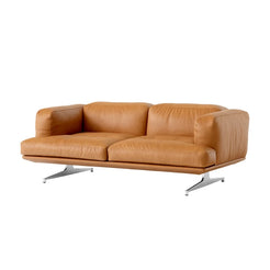 Inland Sofa 2seater AV22 Aluminum/Noble Cognac Leather - view 1