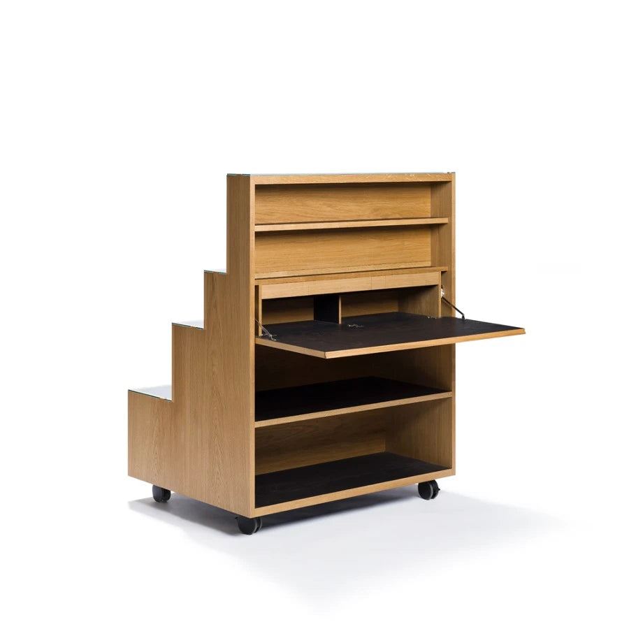 Rampa Storage Desk Oak - view 1
