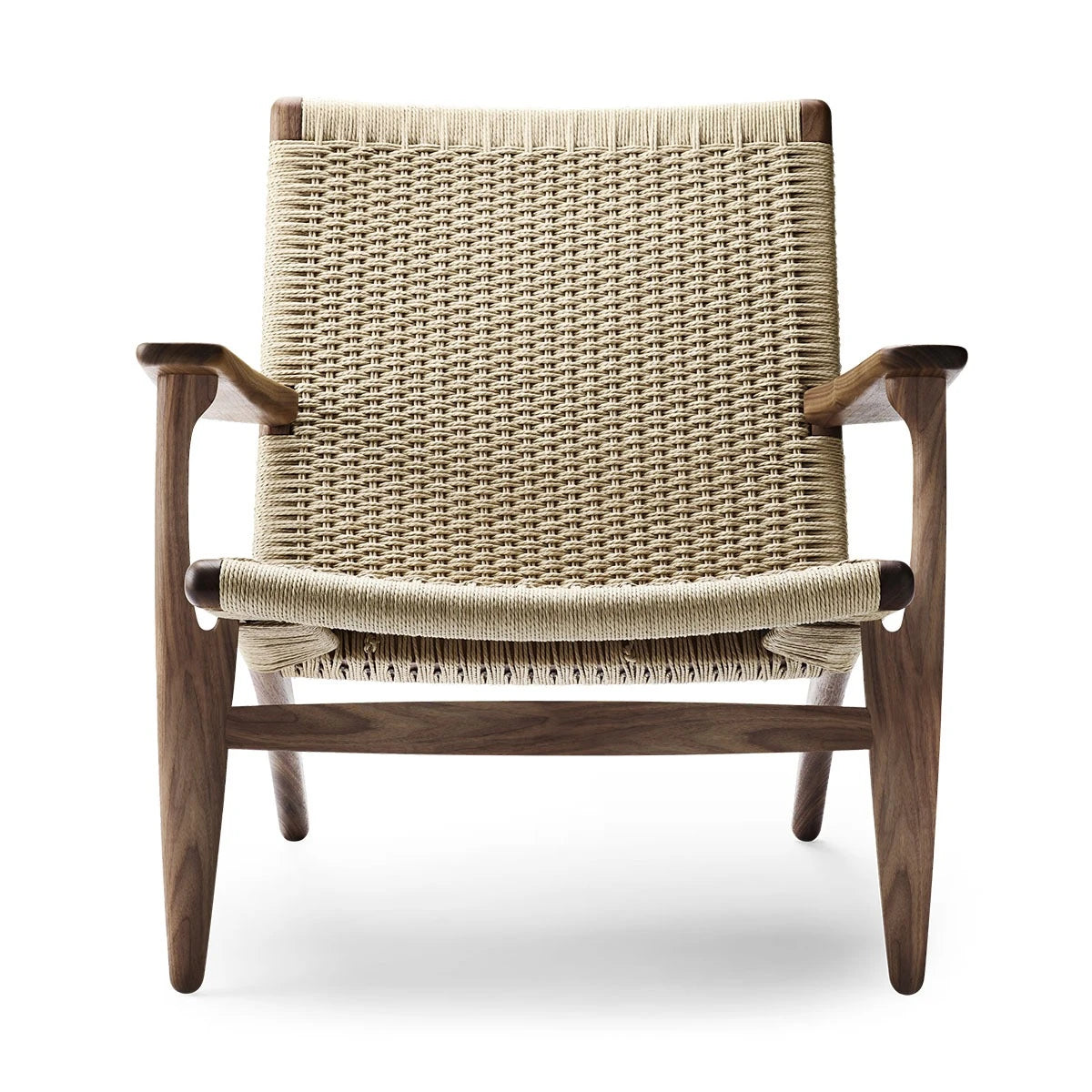 CH25 Lounge Chair Walnut Oil Natural Paper Cord - view 1