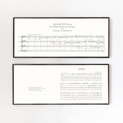 Sheet Music Frame - Schubert 940 - view 1