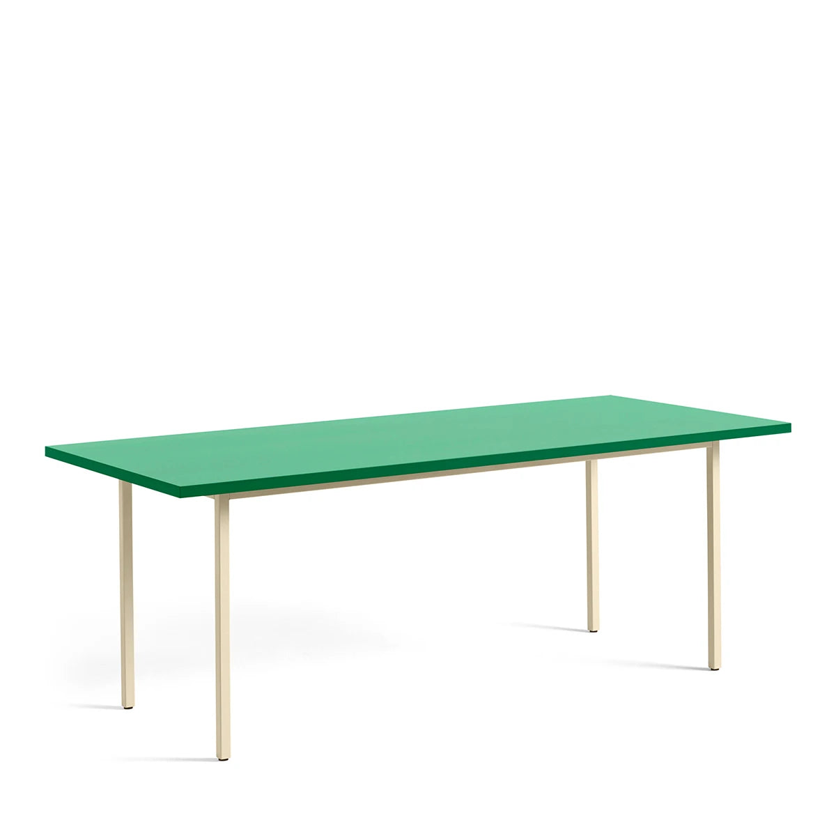 Two Colour Table 200 x 90 Green Mint-Ivory - view 1