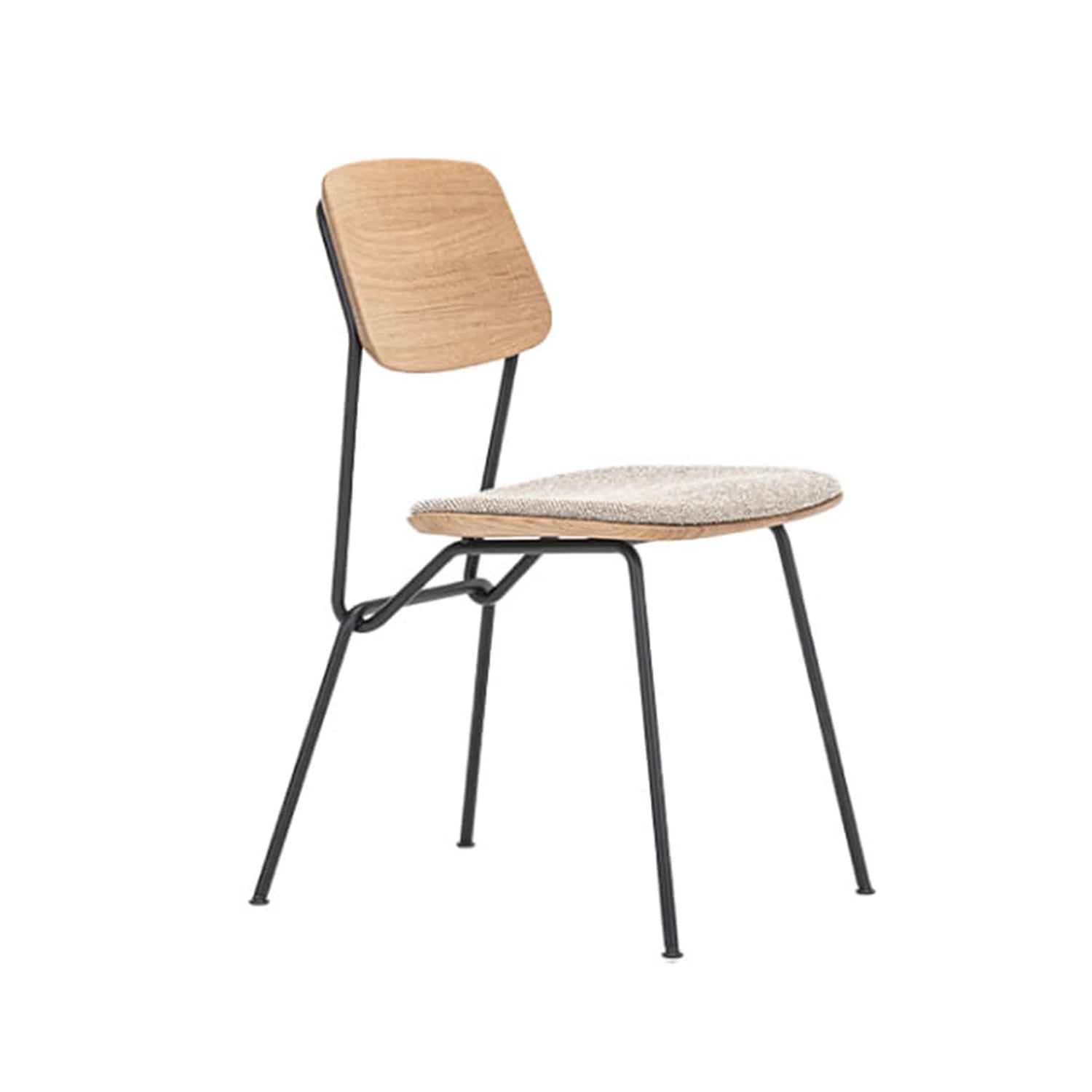 Strain Oak Beige Grey Chair - view 1