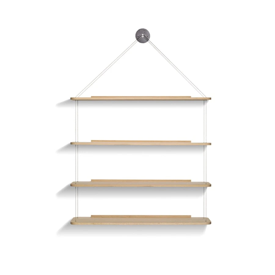 Libreria Pensile Shelf Lacquered Oak - view 1