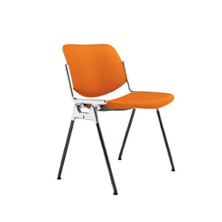 Anonima DSC 106 Orange Black Base Dining Chair - view 1