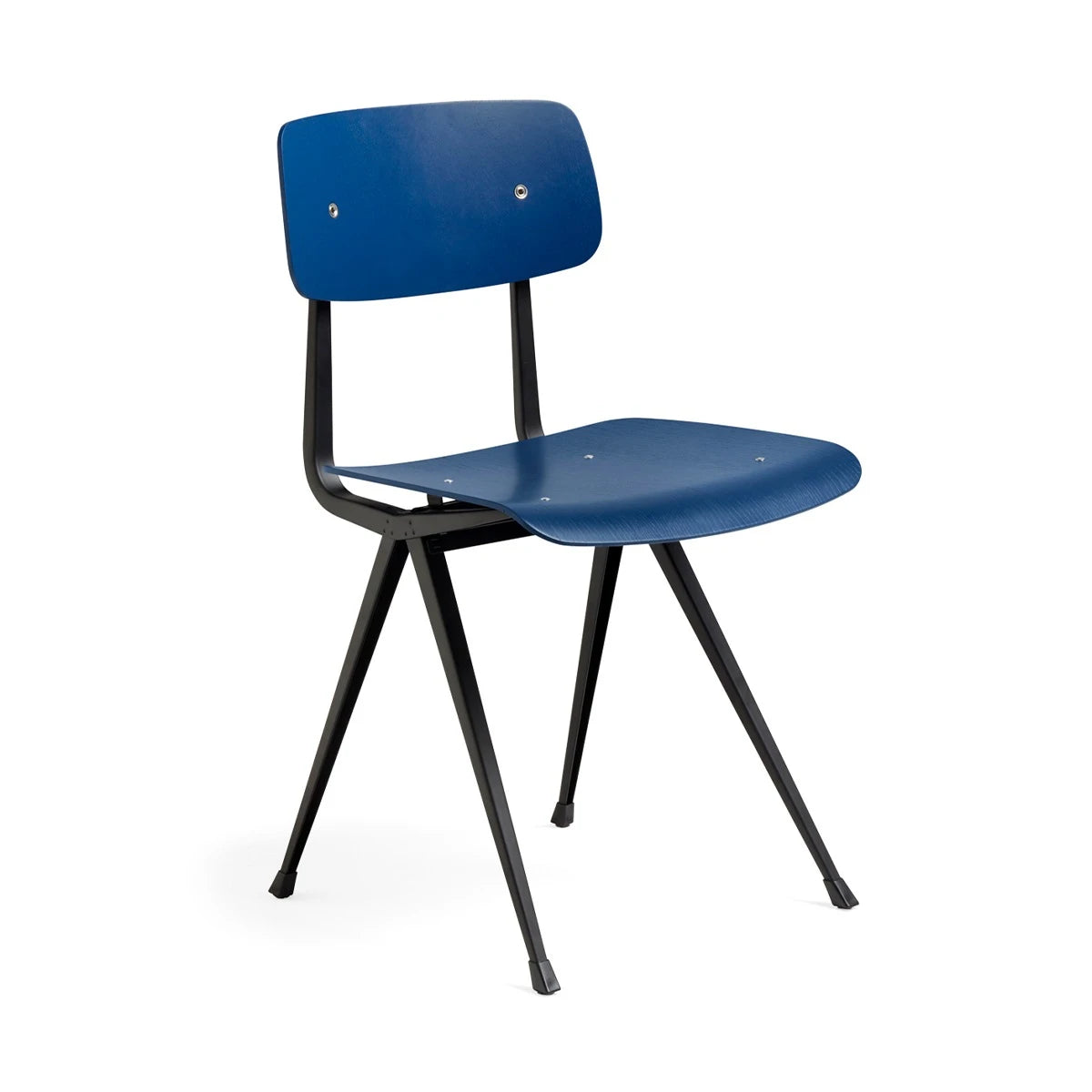Result Chair Dark Blue Seat-Black Frame - view 1