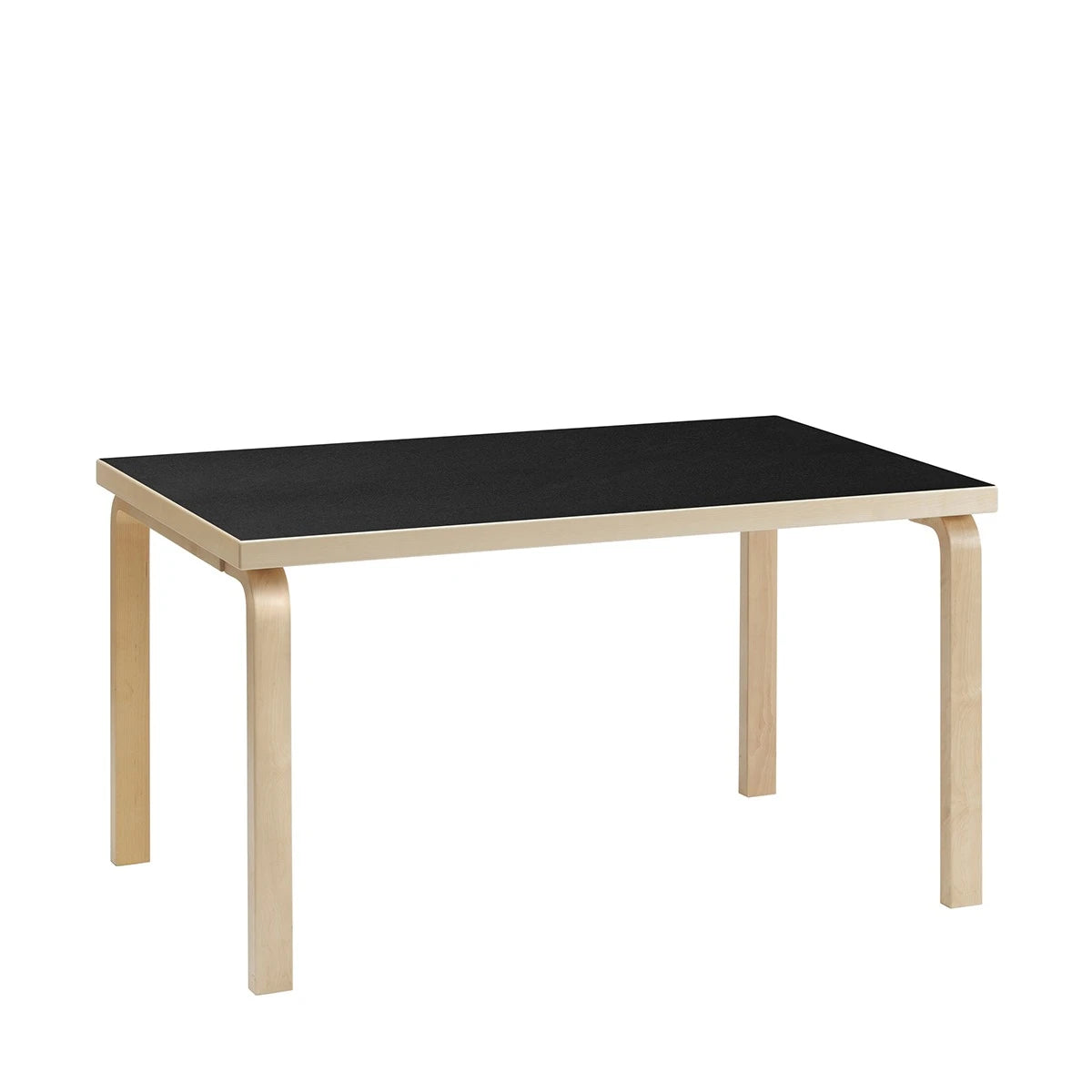Aalto Table 82B 135 x 85-2Heights Black-Birch - view 1