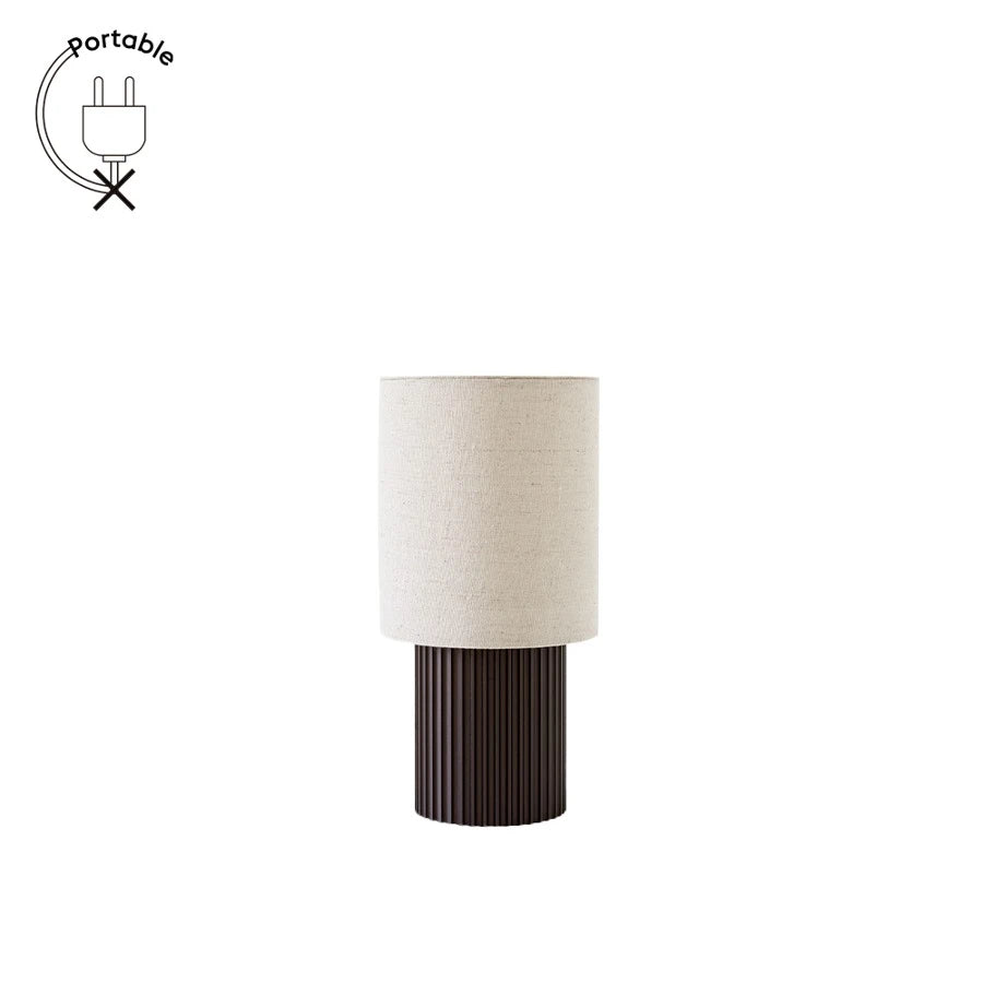 Manhattan Portable Lamp SC52 Bronzed/Canvas - view 1