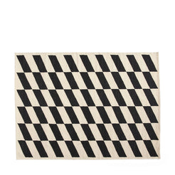 Shift Kelim Rug 2 Sizes Black - view 1