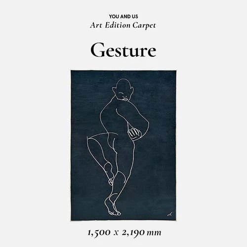 Kwon Chul-hwa X You & Us 'Gesture' Rug - view 1