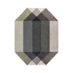 Diamond Green Gray Rug - view 1
