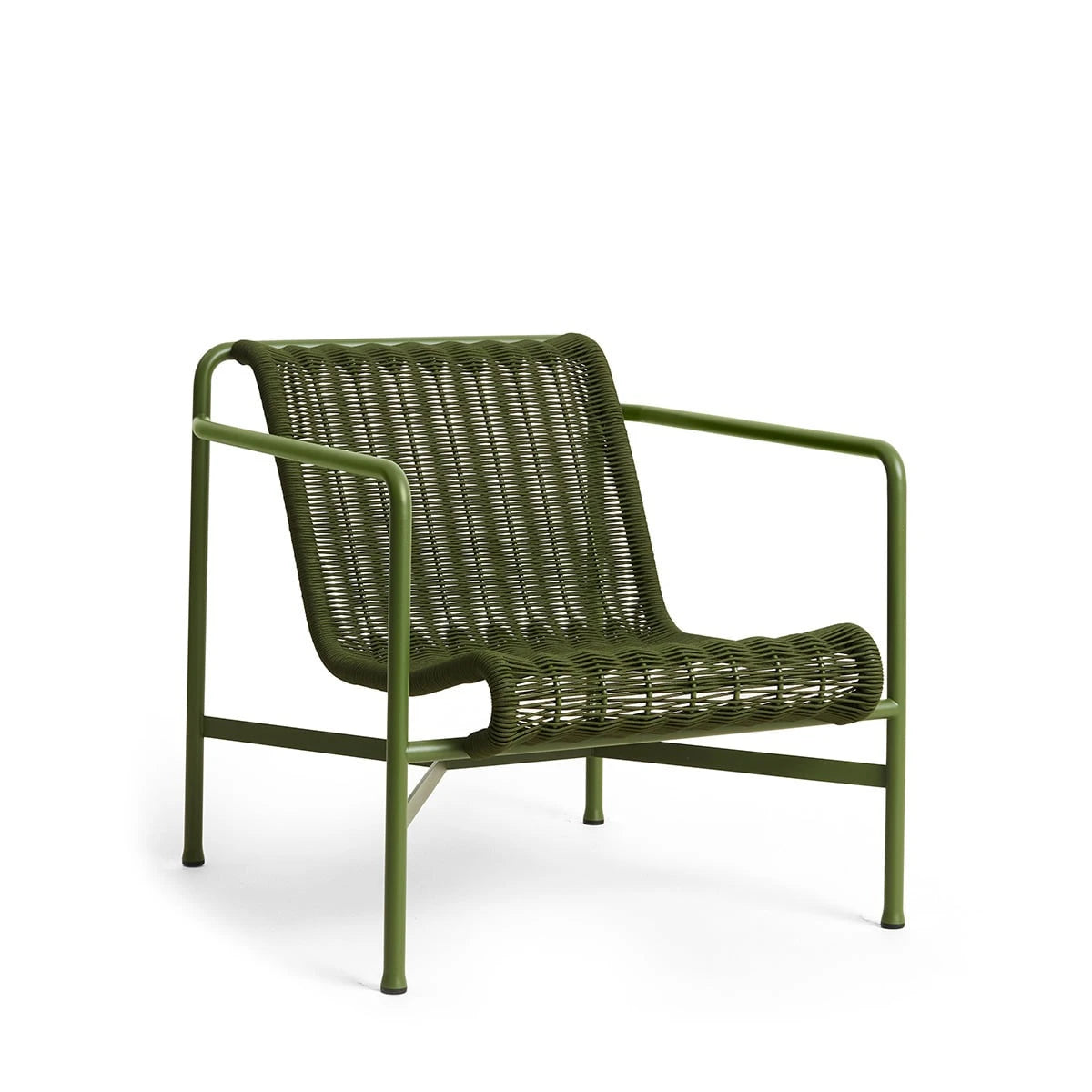 Palissade Cord Lounge Chair Low Olive - view 1