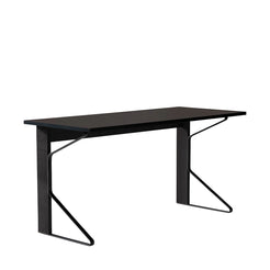 REB005 Kaari Desk 150 x 65 x 75 Black Linoleum-Black Oak - view 1